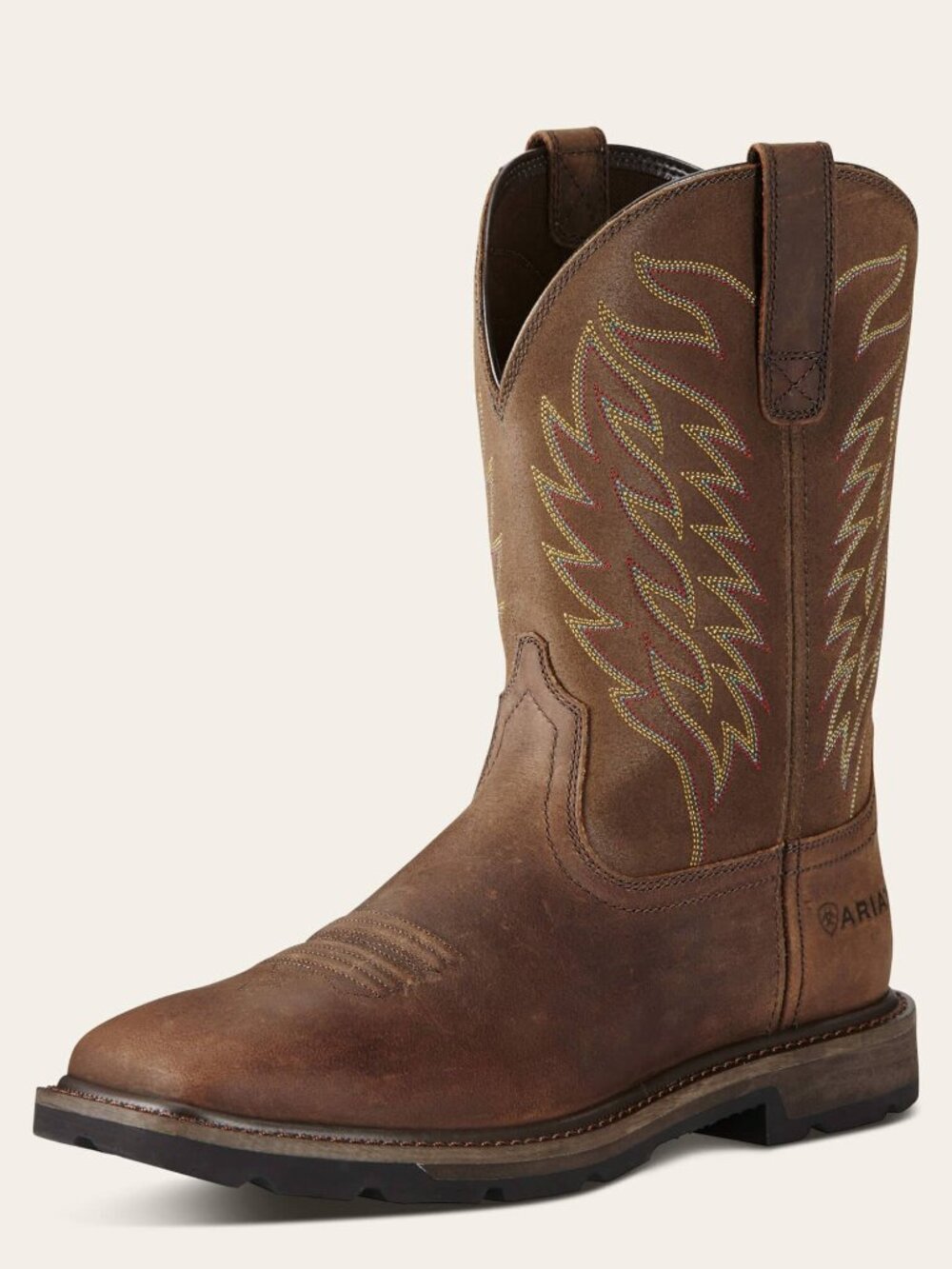 Ariat Groundbreaker Wide Square Toe Steel Toe Work Boot